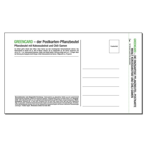 Greencard - Happy Easter Hasenloch (Dill)