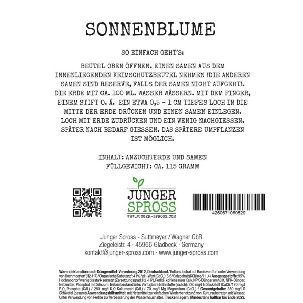 Die Liebe, wenn sie sich in einer einzigen Blüte... -Antonio Porchia- (Sonnenblume)